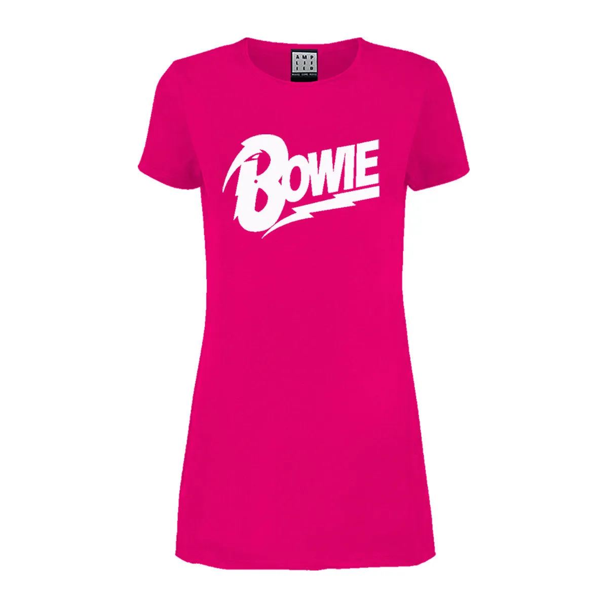 Amplified Womens/Ladies David Bowie Logo T-Shirt Dress
