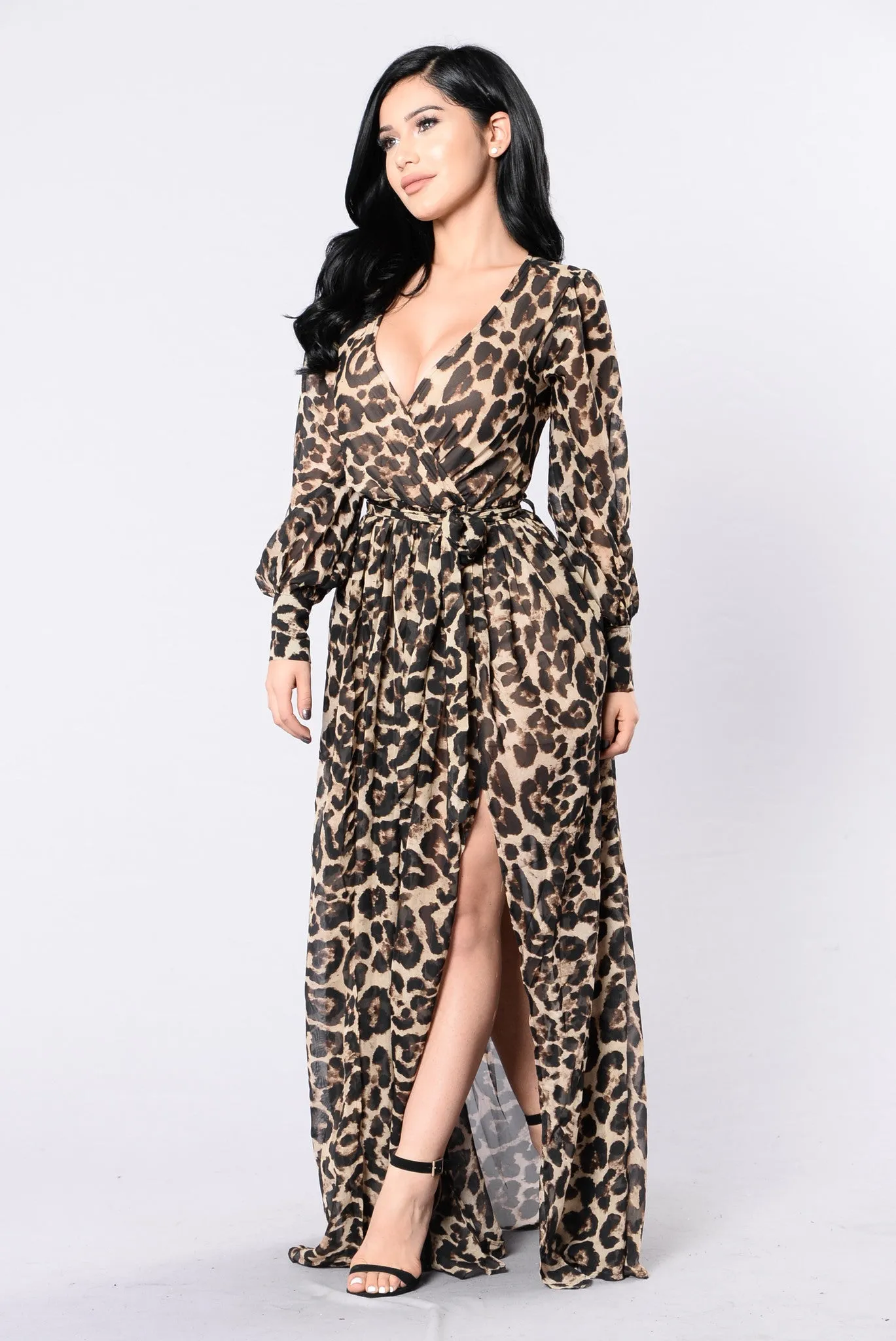 Animalistic Ways Dress - Leopard