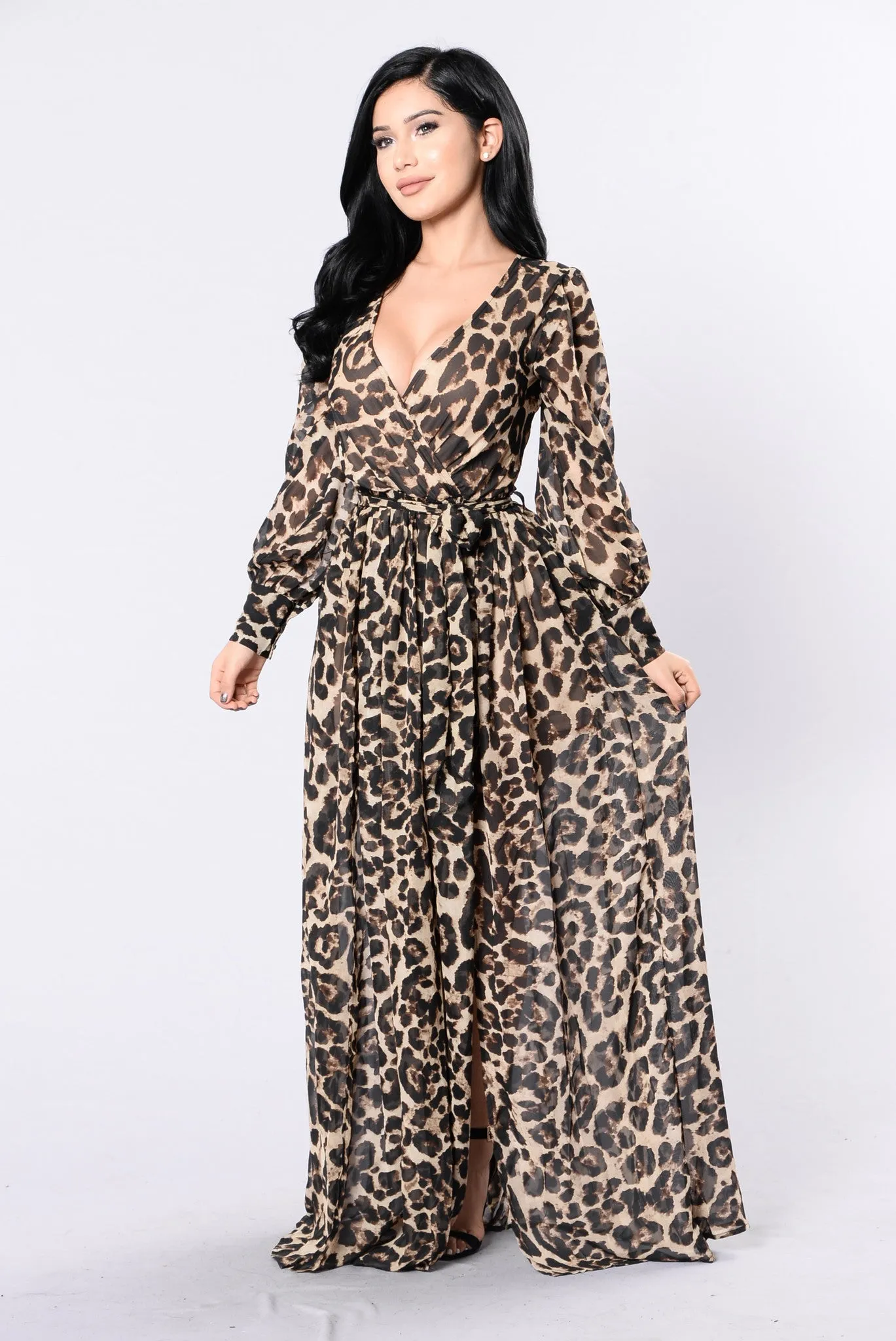 Animalistic Ways Dress - Leopard