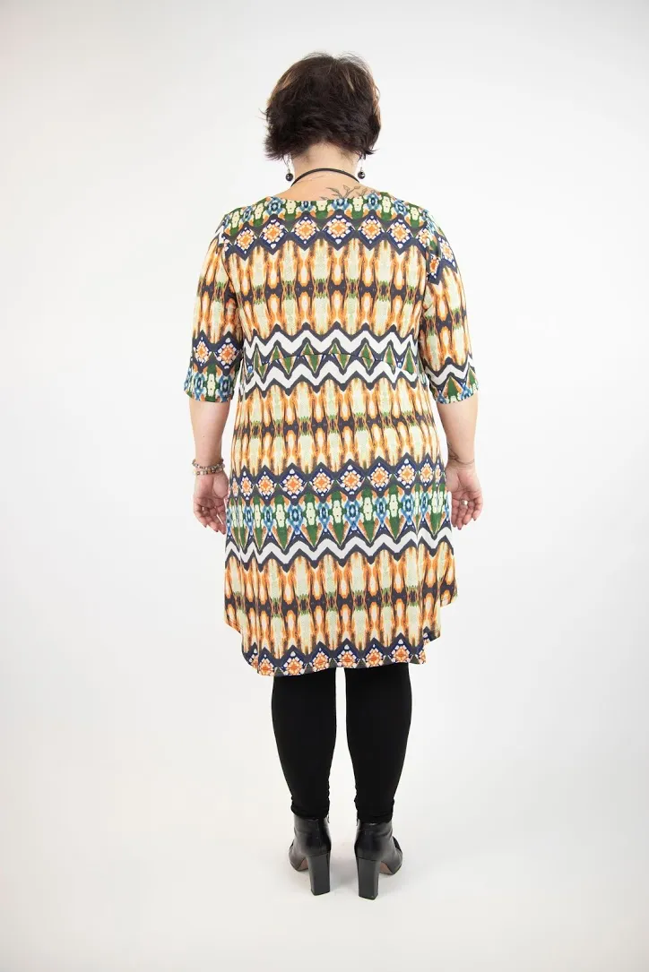 Annie Soft V-Neck Dress with Pockets