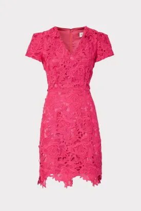 Atalie 3D Floral Lace Dress