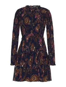 Blue vine blooms Viola dress