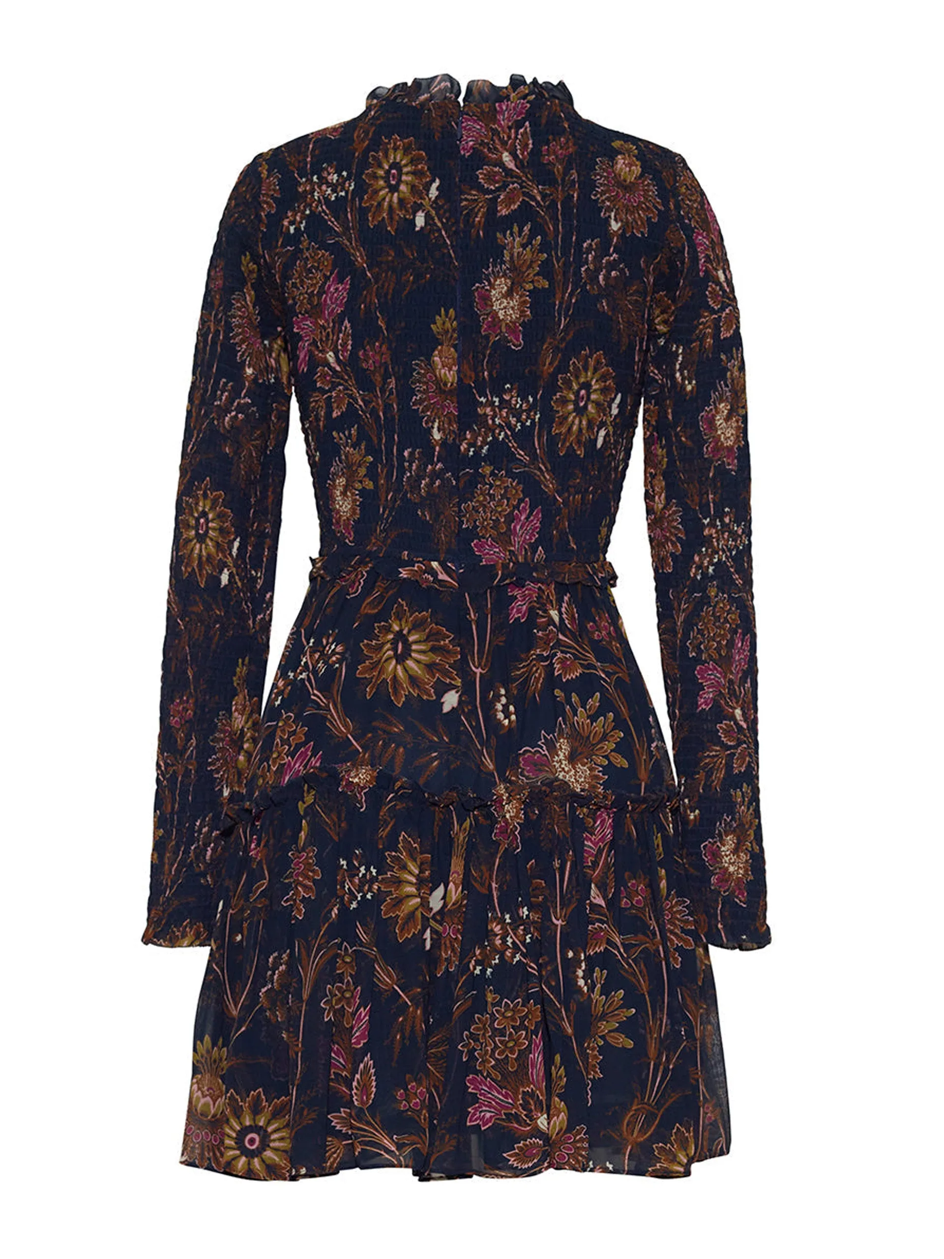Blue vine blooms Viola dress