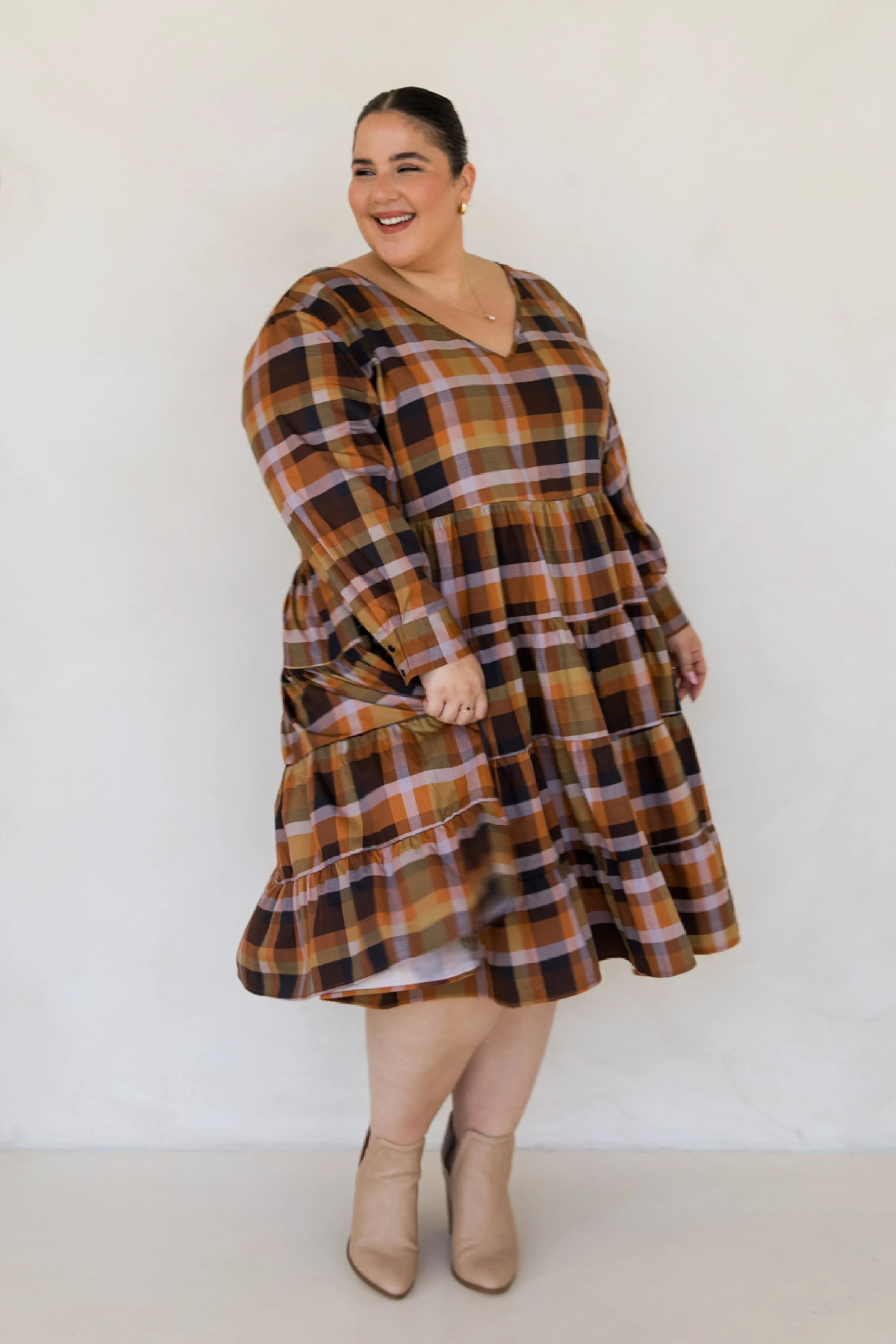 Bonita Dress | Fall Check | FINAL SALE