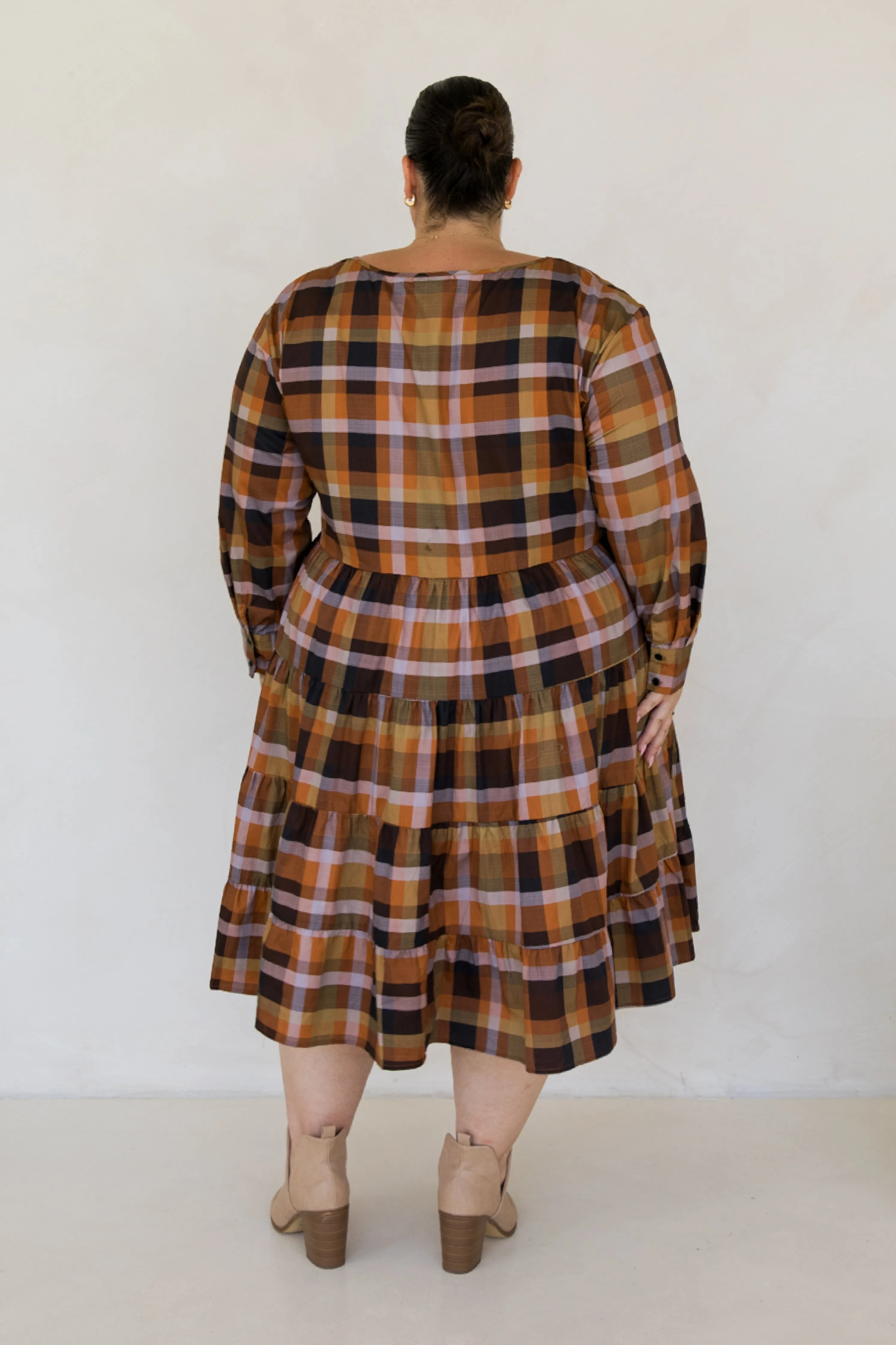 Bonita Dress | Fall Check | FINAL SALE