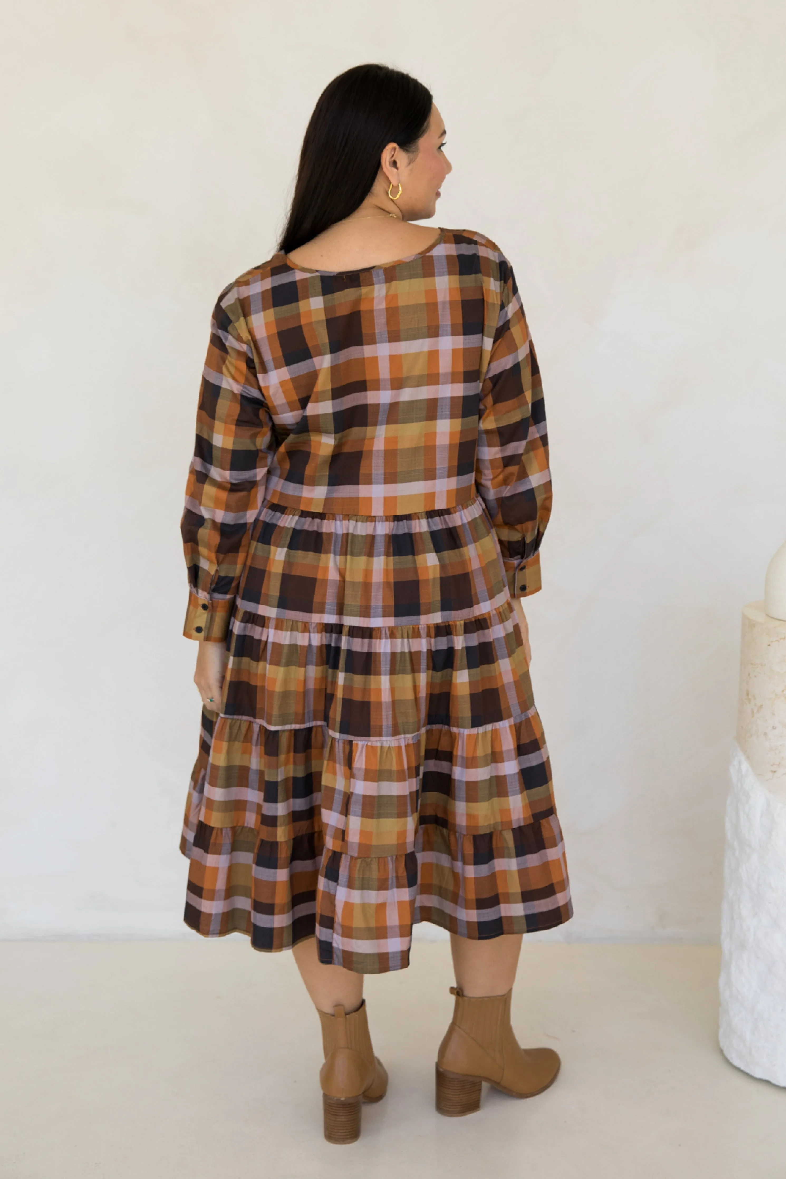 Bonita Dress | Fall Check | FINAL SALE