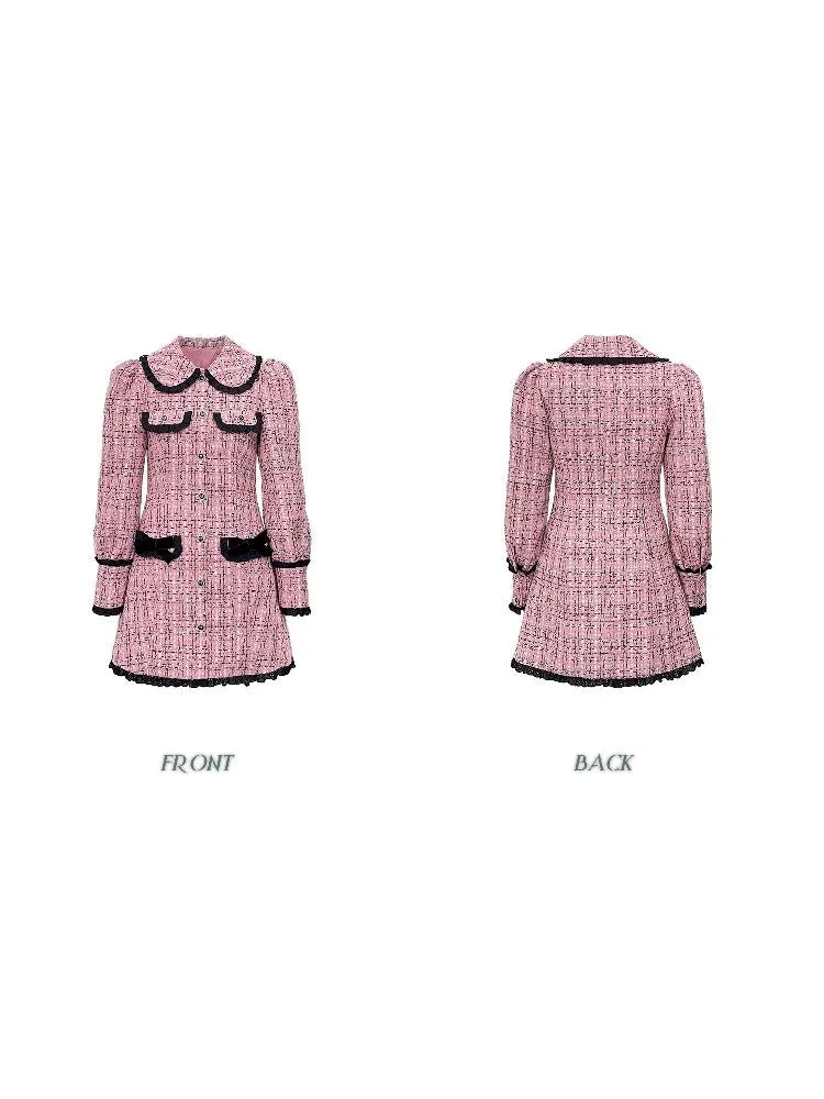 Bubble Sleeve Waist Cinching Dress【s0000005142】