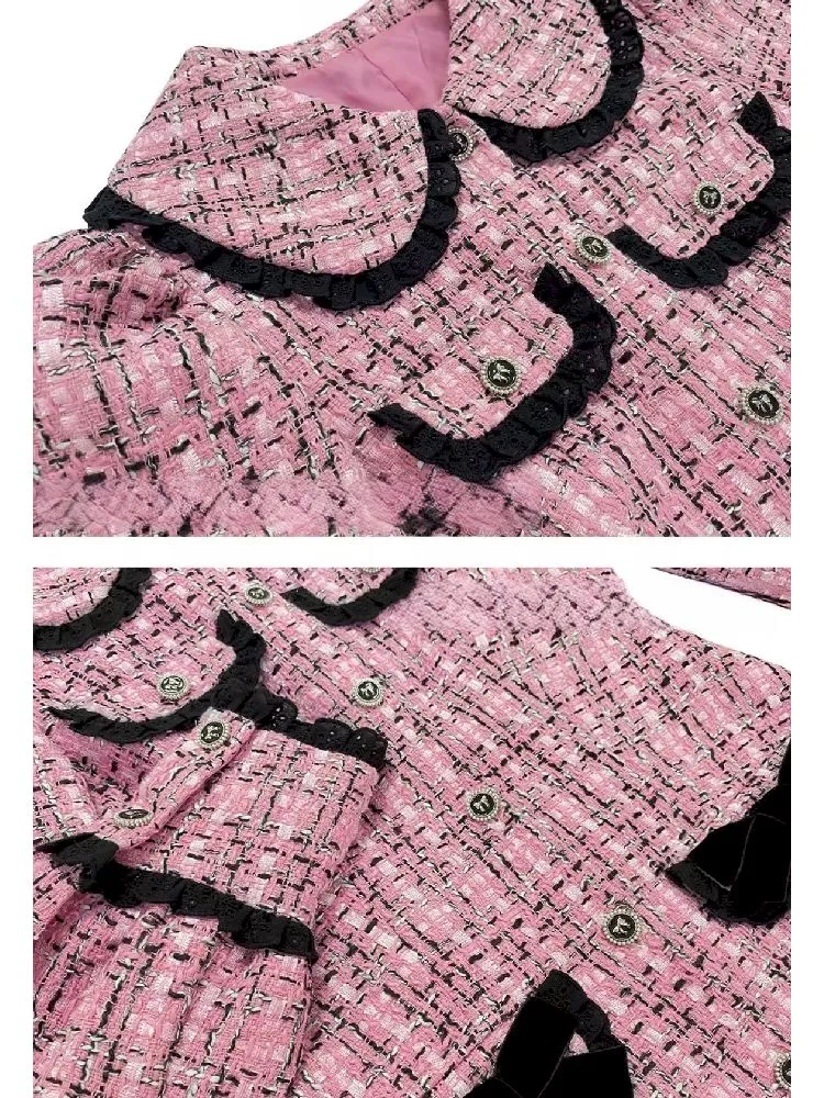 Bubble Sleeve Waist Cinching Dress【s0000005142】