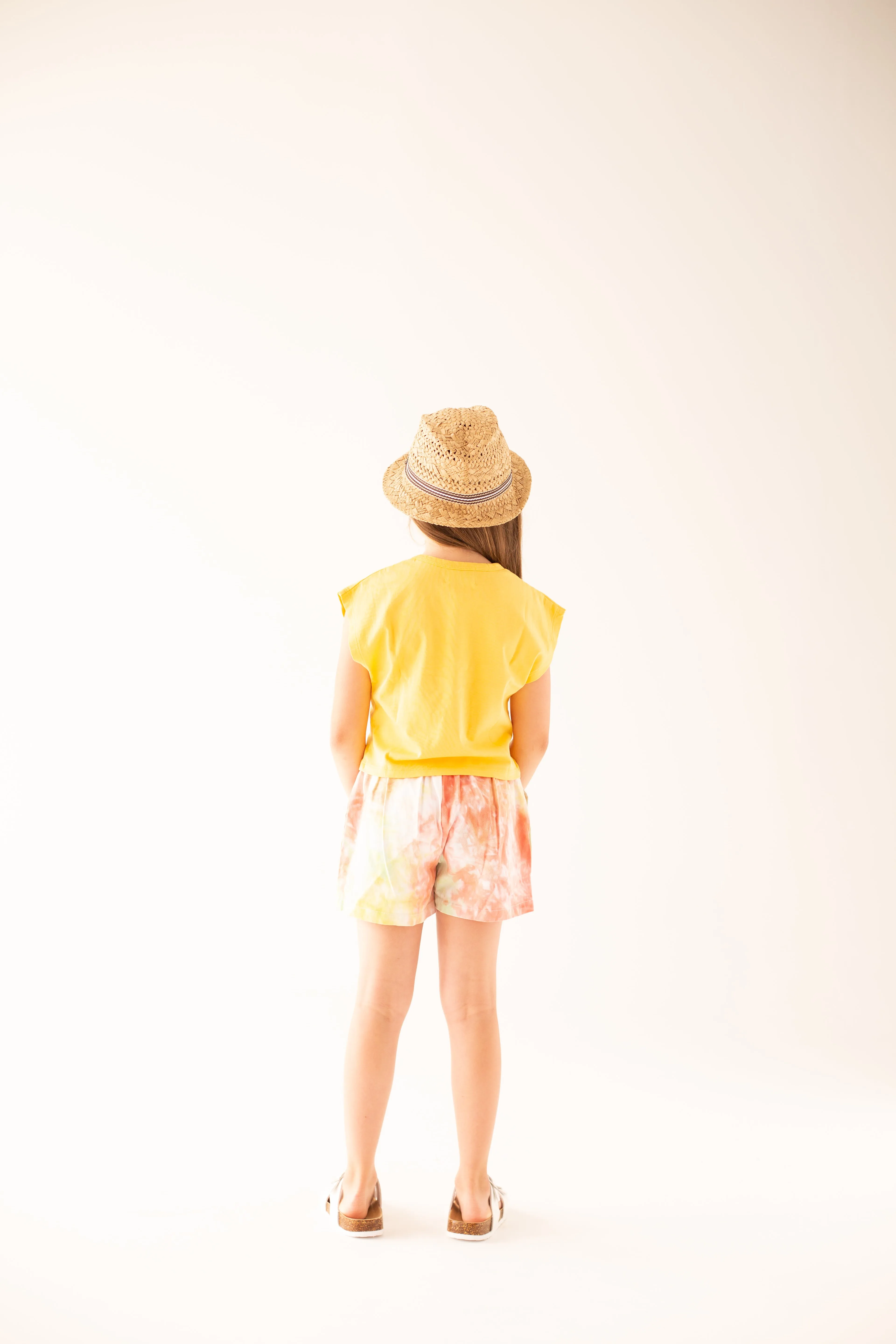 Cinch Waist Shorts | Sunset