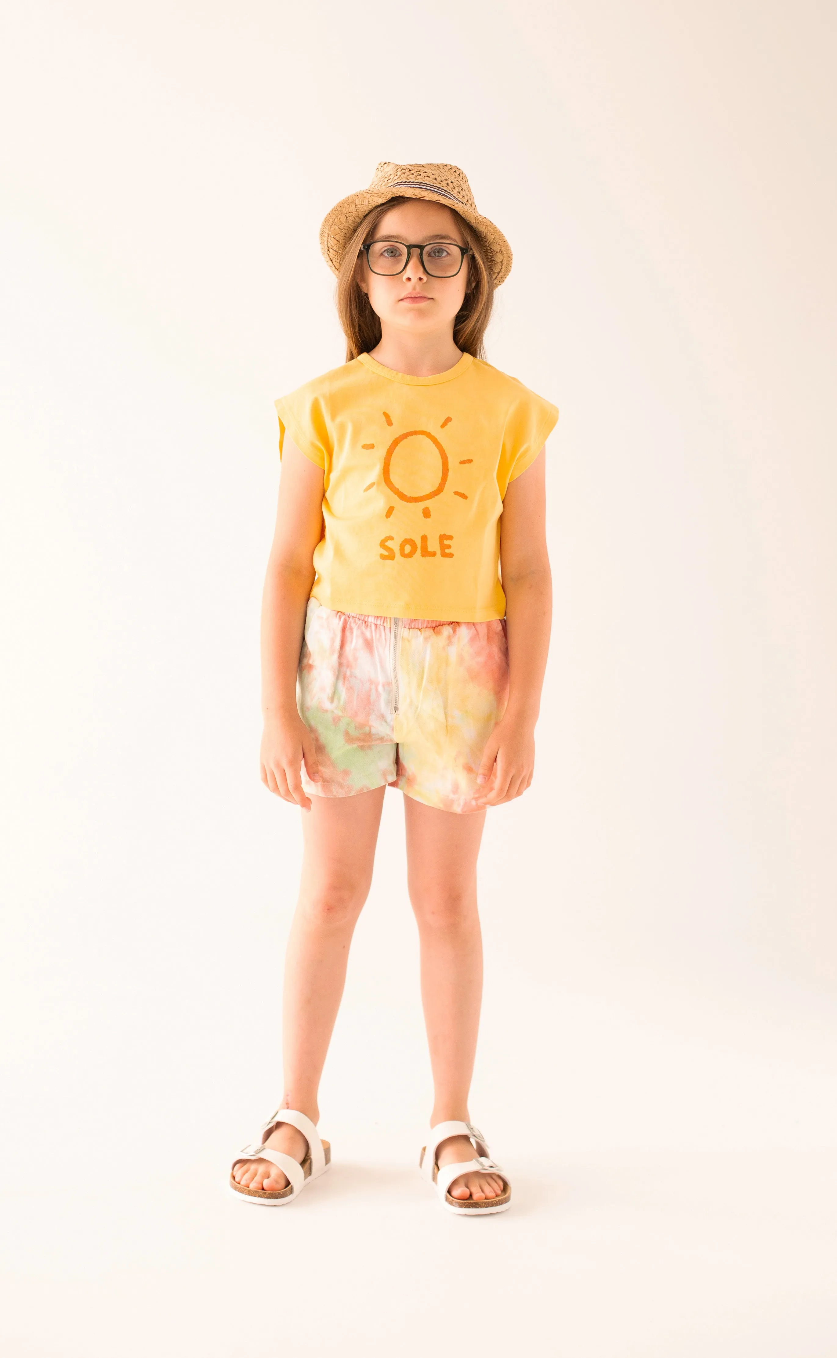 Cinch Waist Shorts | Sunset