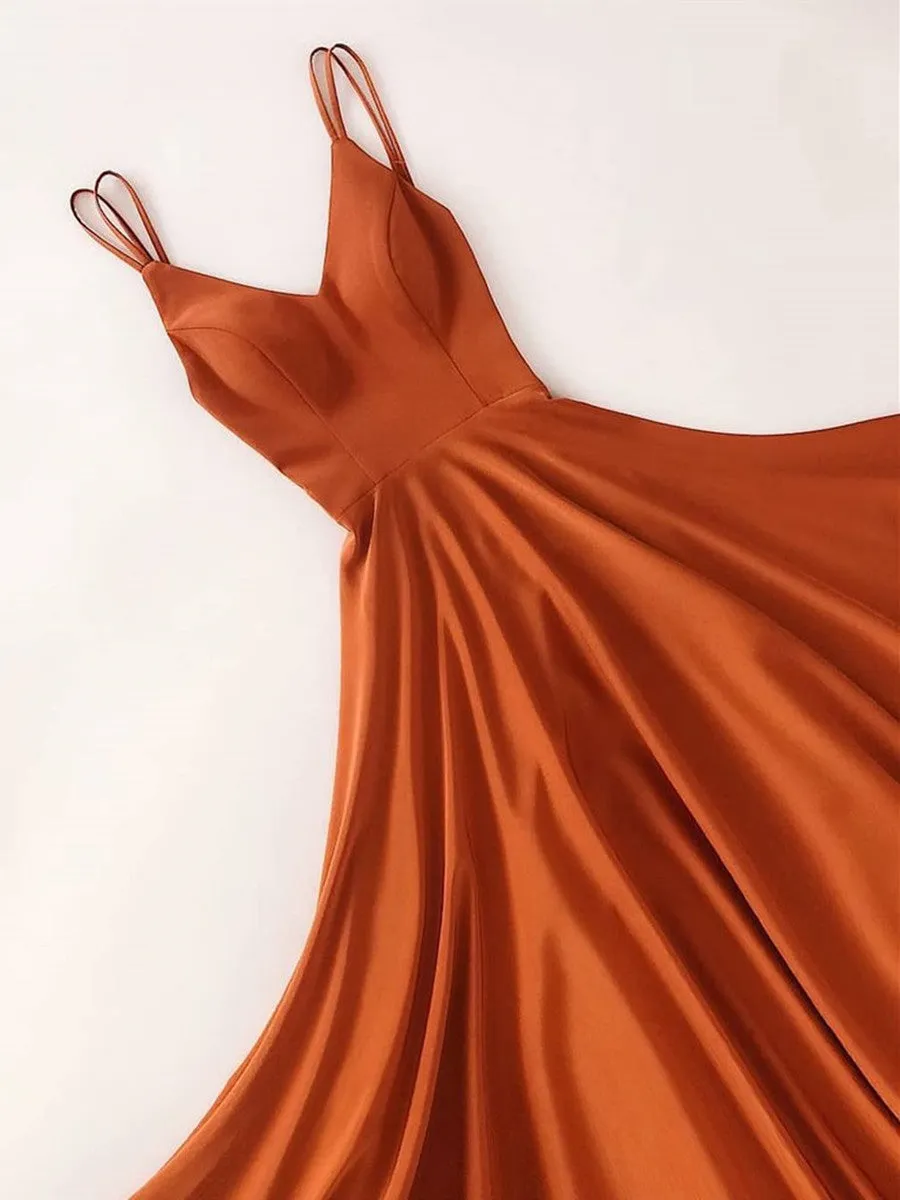 Custom Made V Neck Floor Length Long Prom, V Neck Graduation, Formal, Long Evening