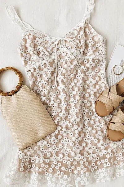 Dunnmall Floral Season Sleevelss Mini Dress
