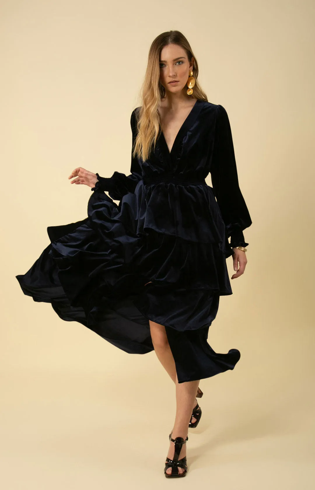 Eleanor Velvet Maxi Dress