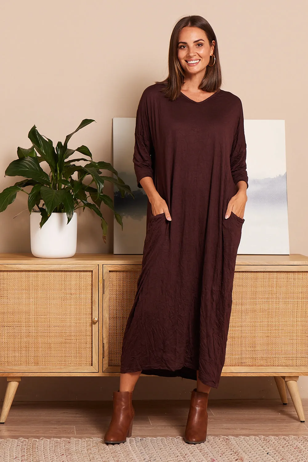 Elvira Dress - Chocolate