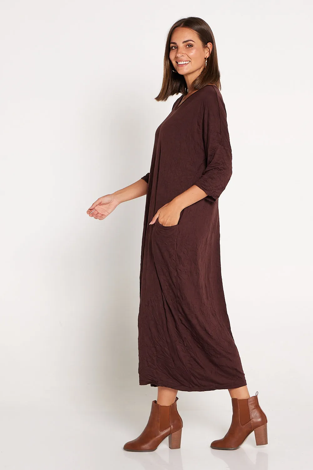 Elvira Dress - Chocolate