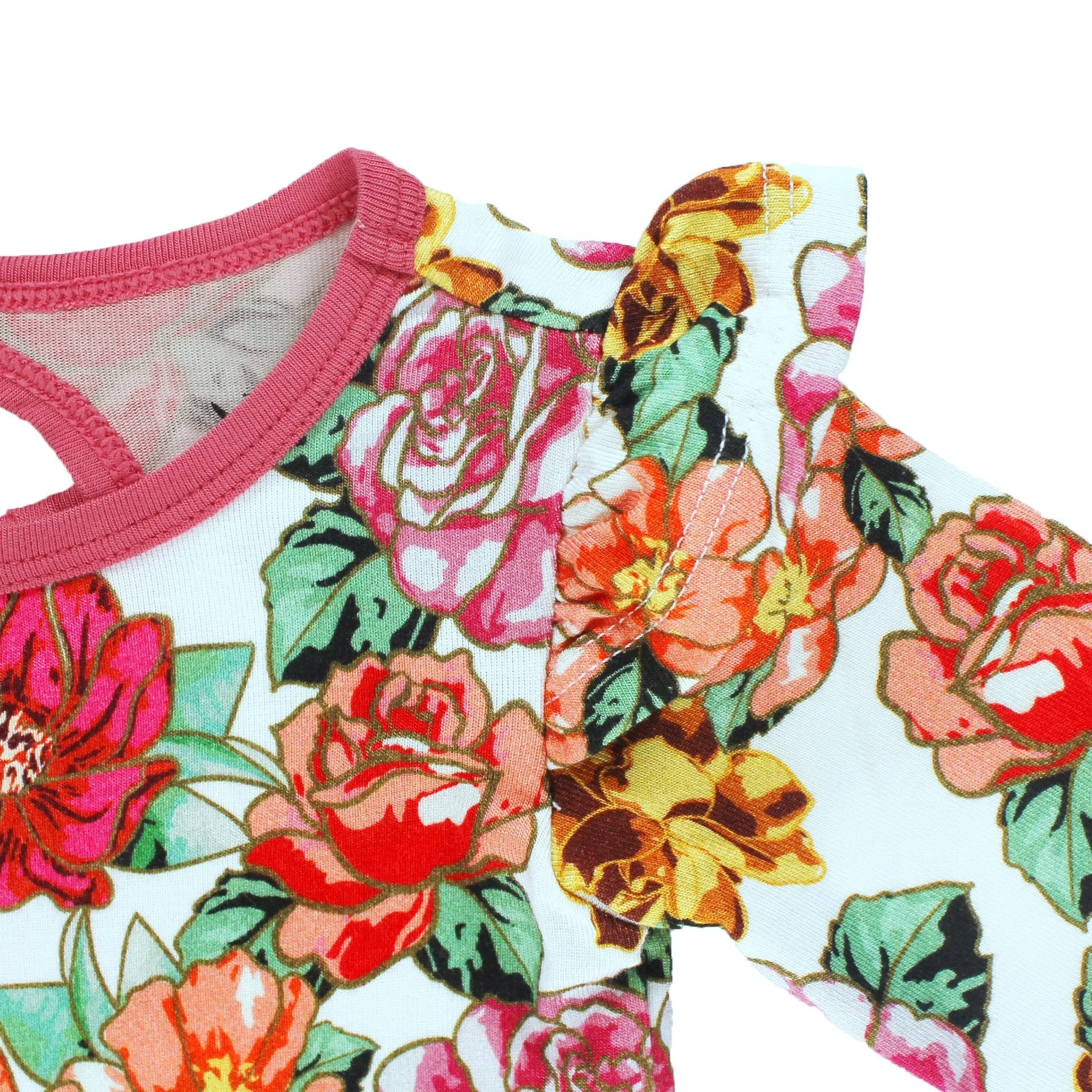 Fall In Love Twirling Bodysuit Dress (3M-24M)