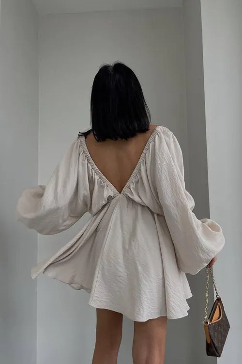 Feeling So Sweet V-neck Long Sleeve Mini Dress - 7 Colors