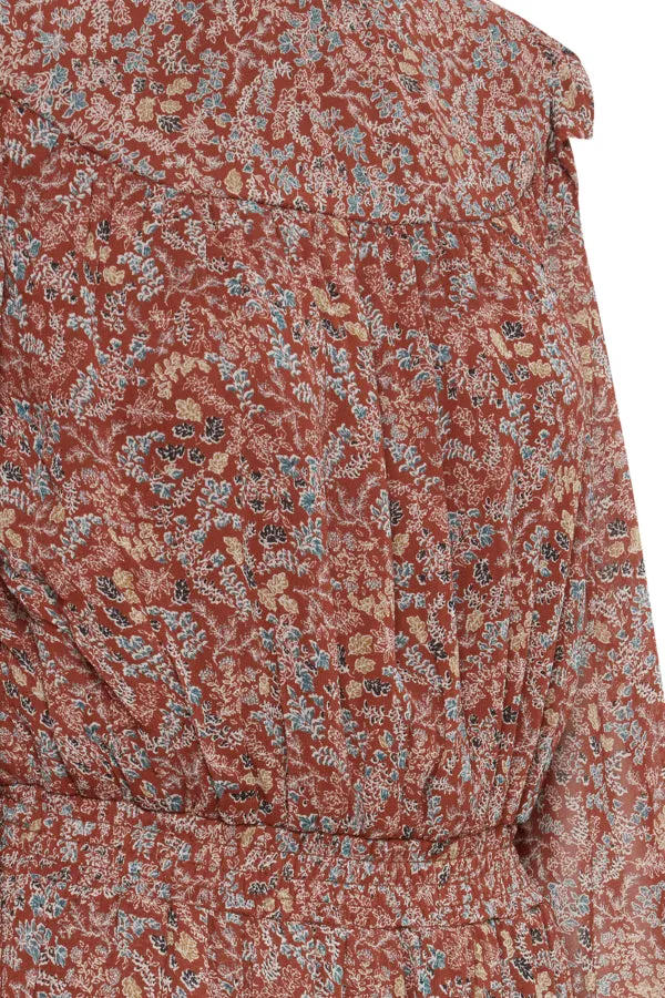 Fibba Dress - Brandy Brown Mix