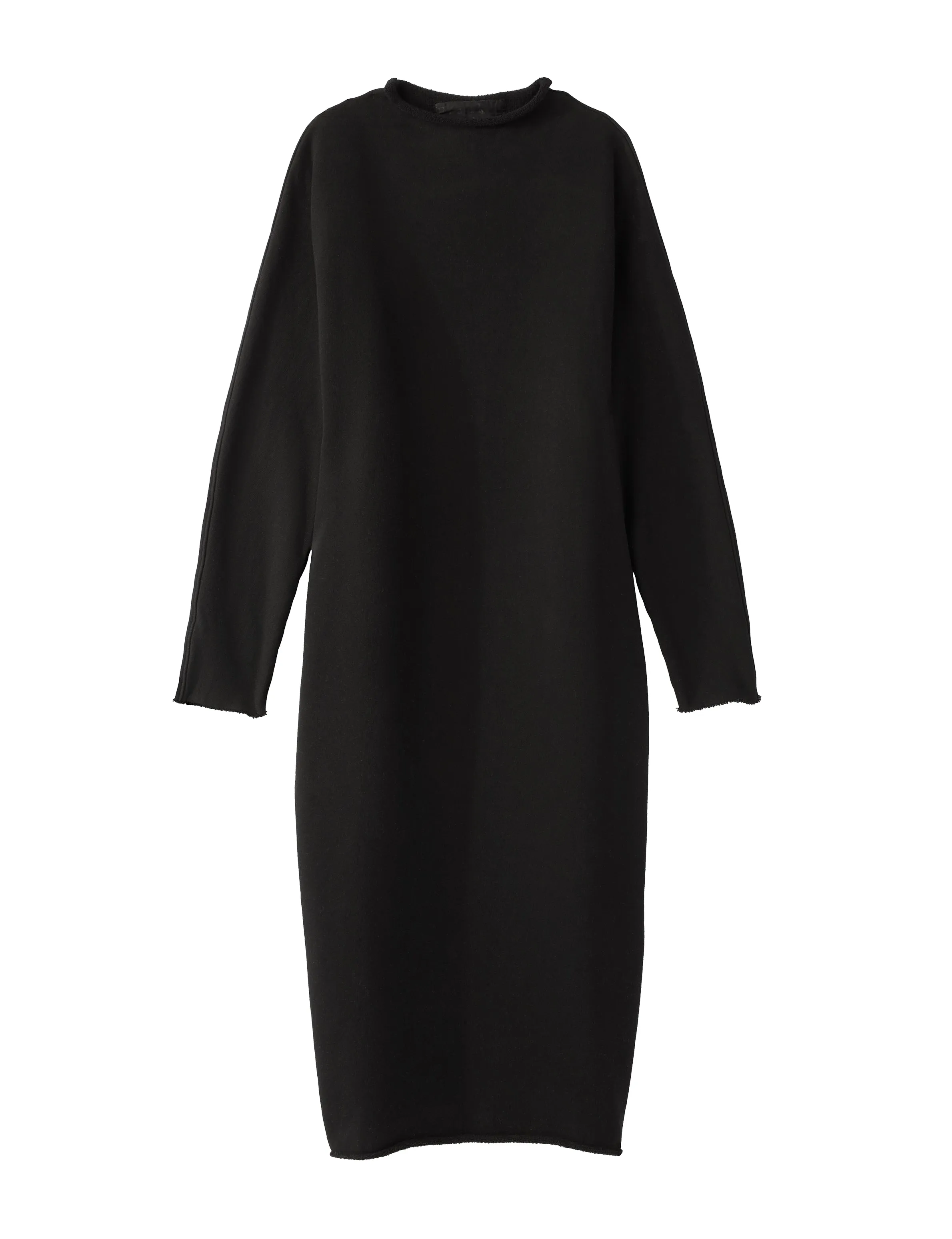 Frank & Eileen - Funnel Neck Dress in Black