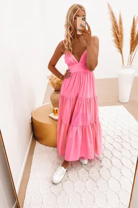Indiana Maxi Dress Pink