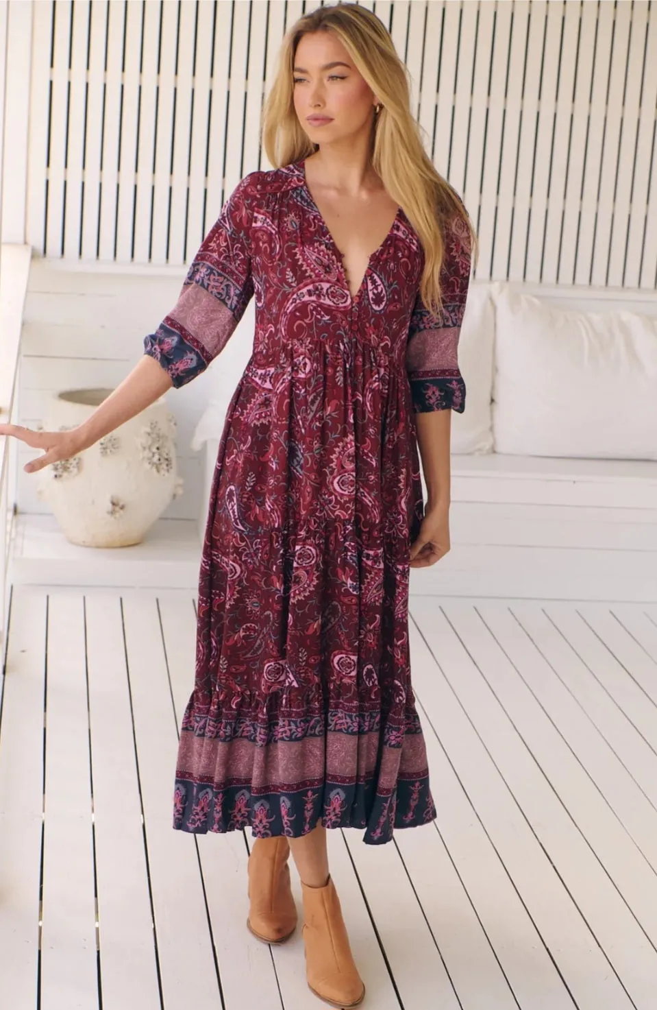 Jaase Eve Midi Dress