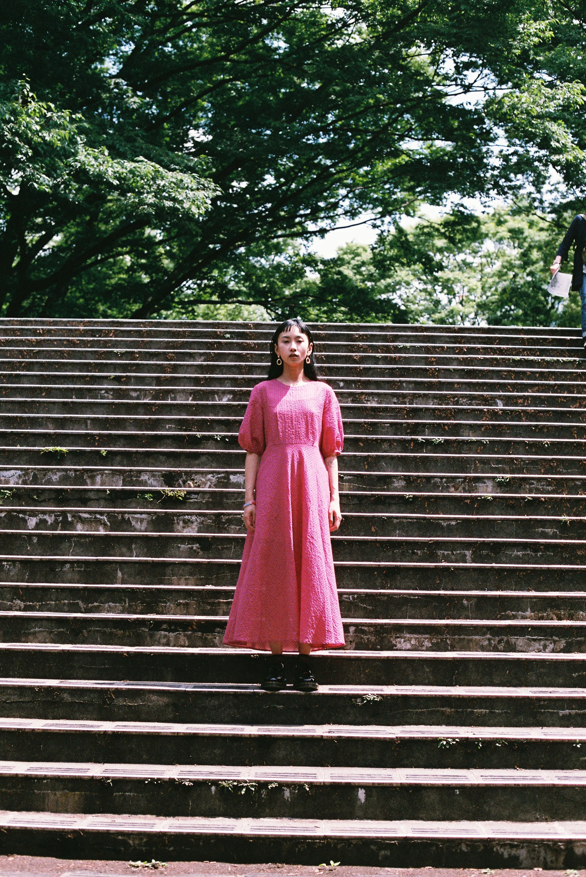 Katherine Dress - Magenta Check