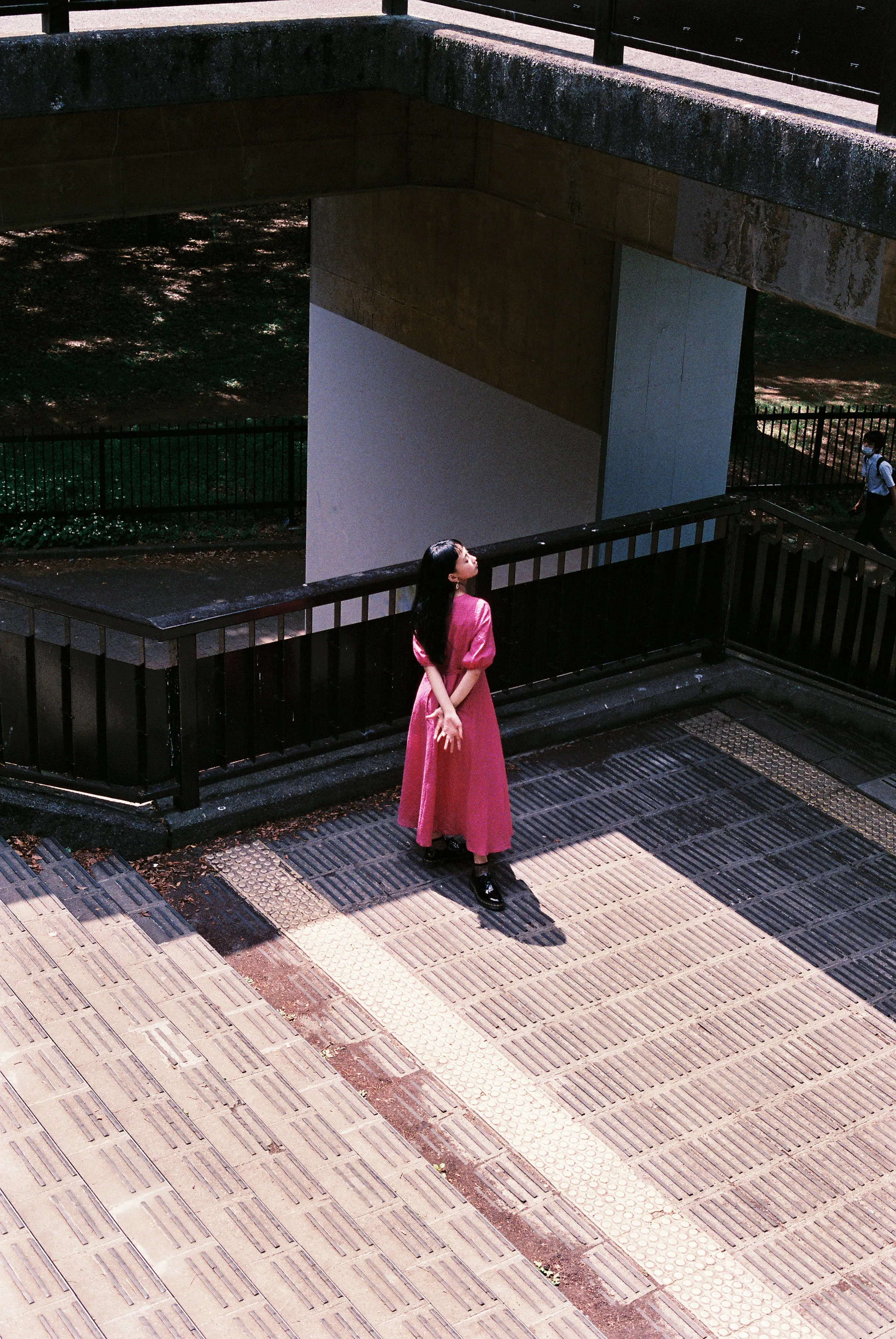 Katherine Dress - Magenta Check