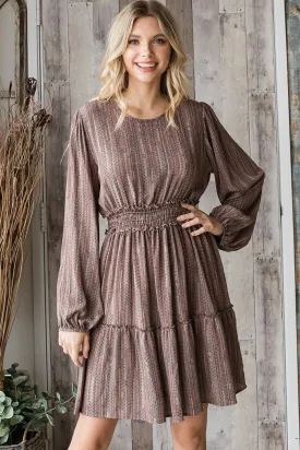 Long Sleeve Peasant Dress