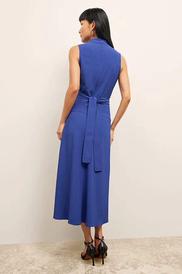 Martina Dress - Eco Heavy Soft Wave :: Royal Blue