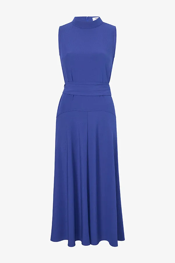 Martina Dress - Eco Heavy Soft Wave :: Royal Blue