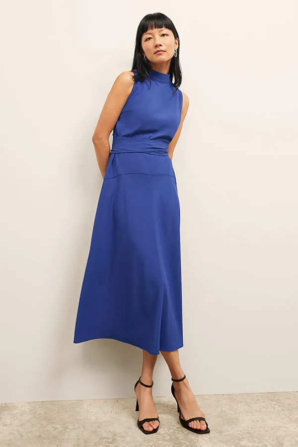 Martina Dress - Eco Heavy Soft Wave :: Royal Blue
