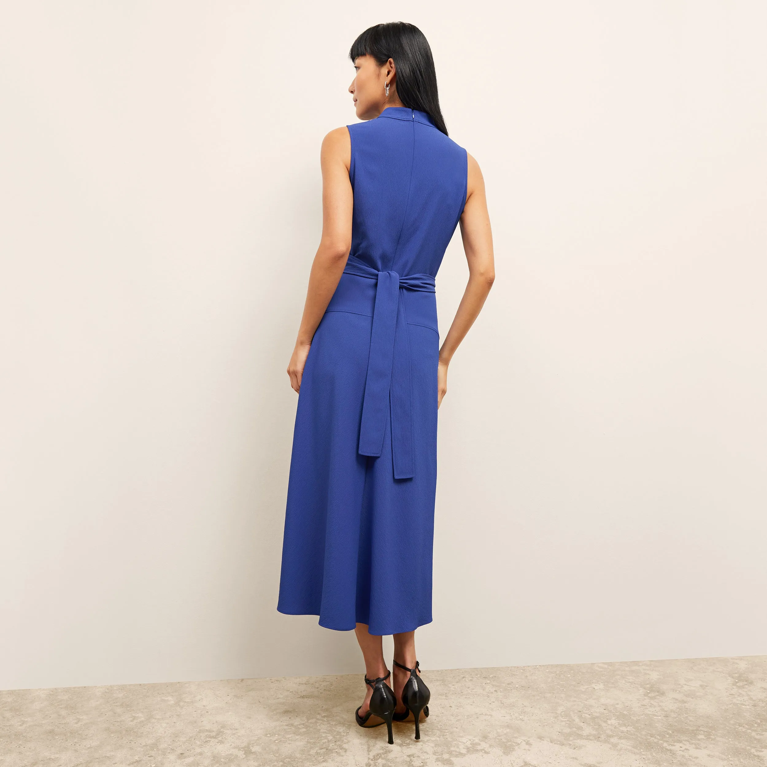 Martina Dress - Eco Heavy Soft Wave :: Royal Blue