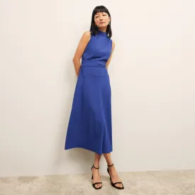 Martina Dress - Eco Heavy Soft Wave :: Royal Blue
