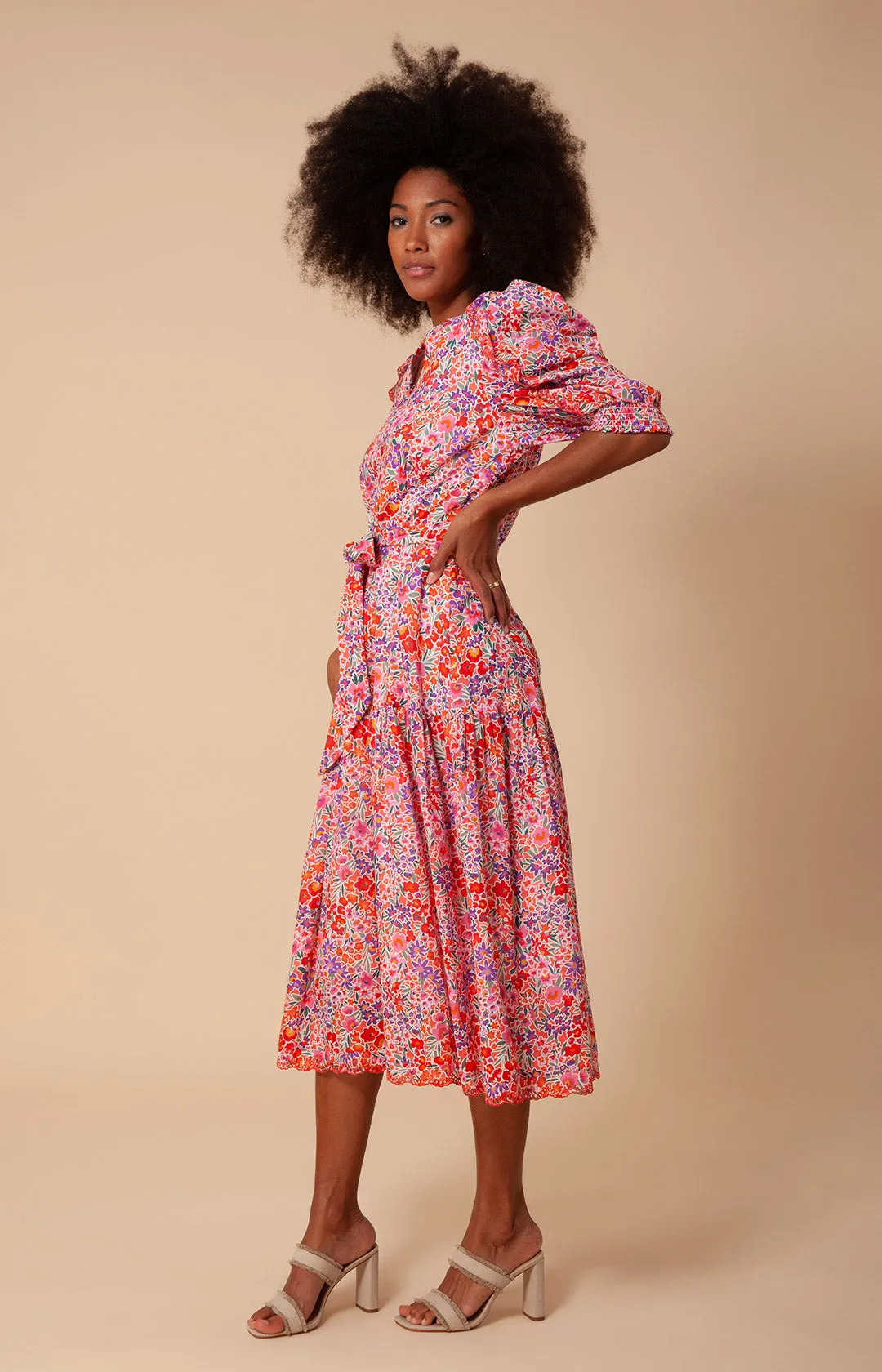 Matilde Voile Midi Dress