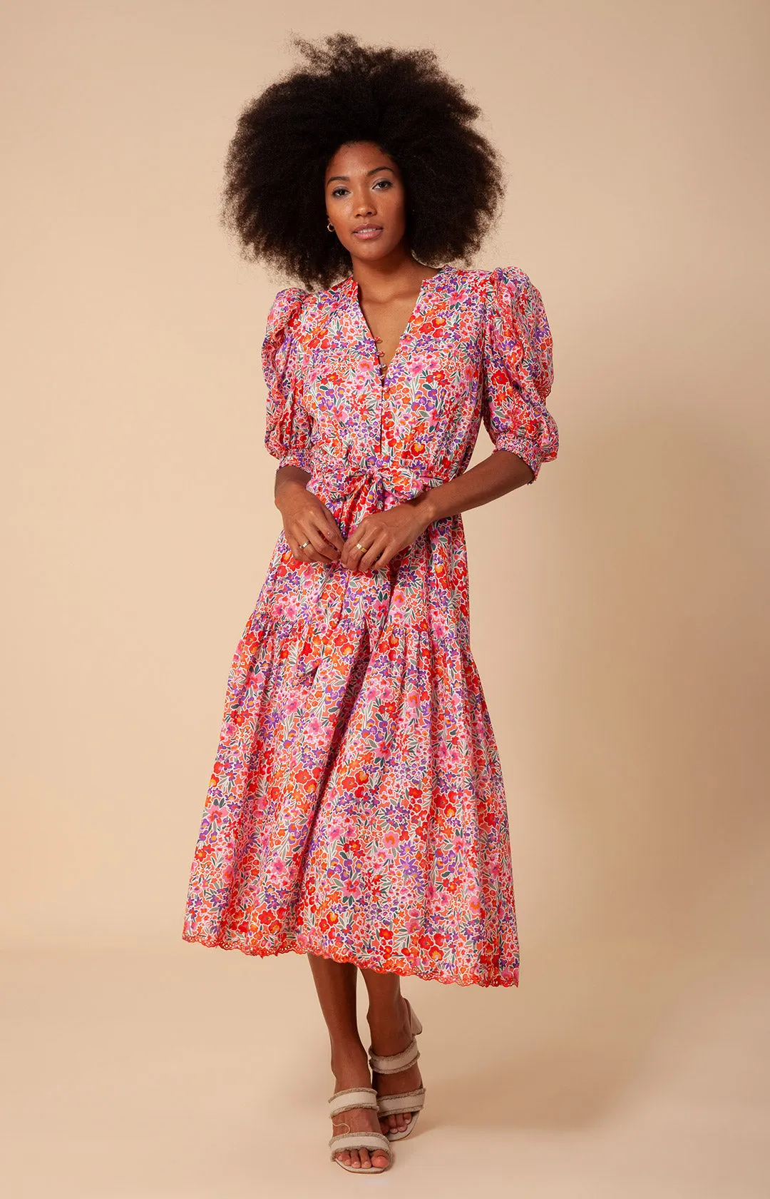Matilde Voile Midi Dress