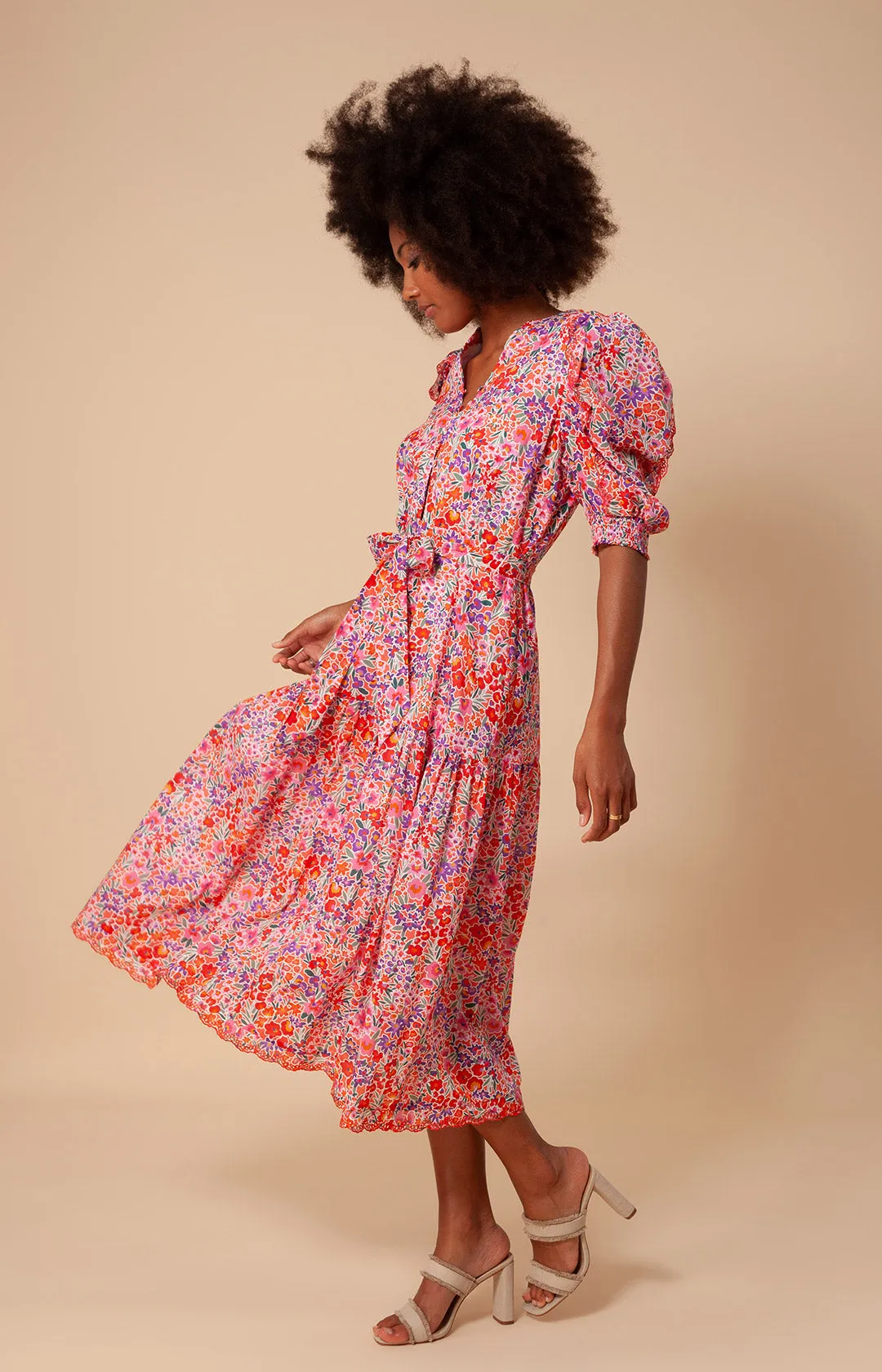 Matilde Voile Midi Dress
