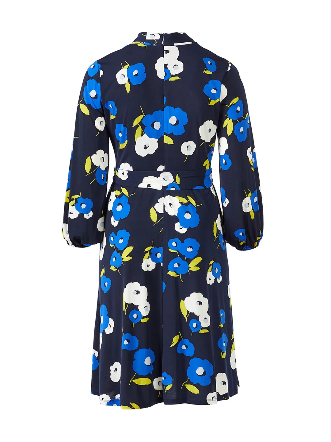 Navy Floral Dress
