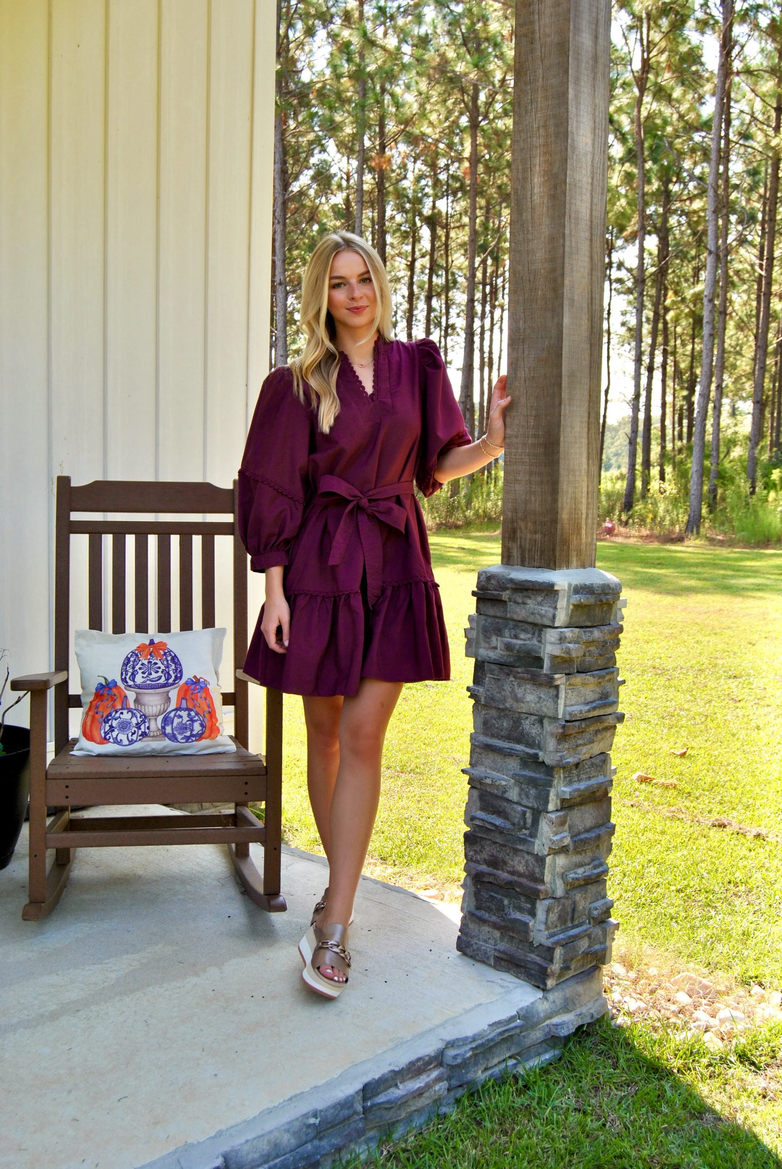Pretty in Plum Mini Dress