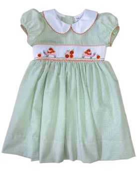 Pumpkin Smocked Dress
