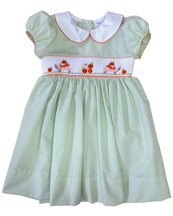 Pumpkin Smocked Dress