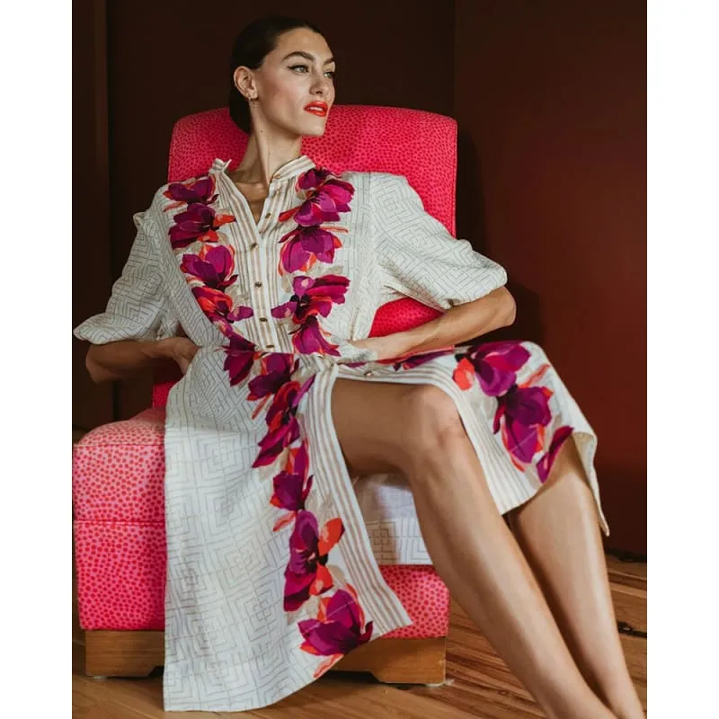Rosa Dress | Magnolia Print