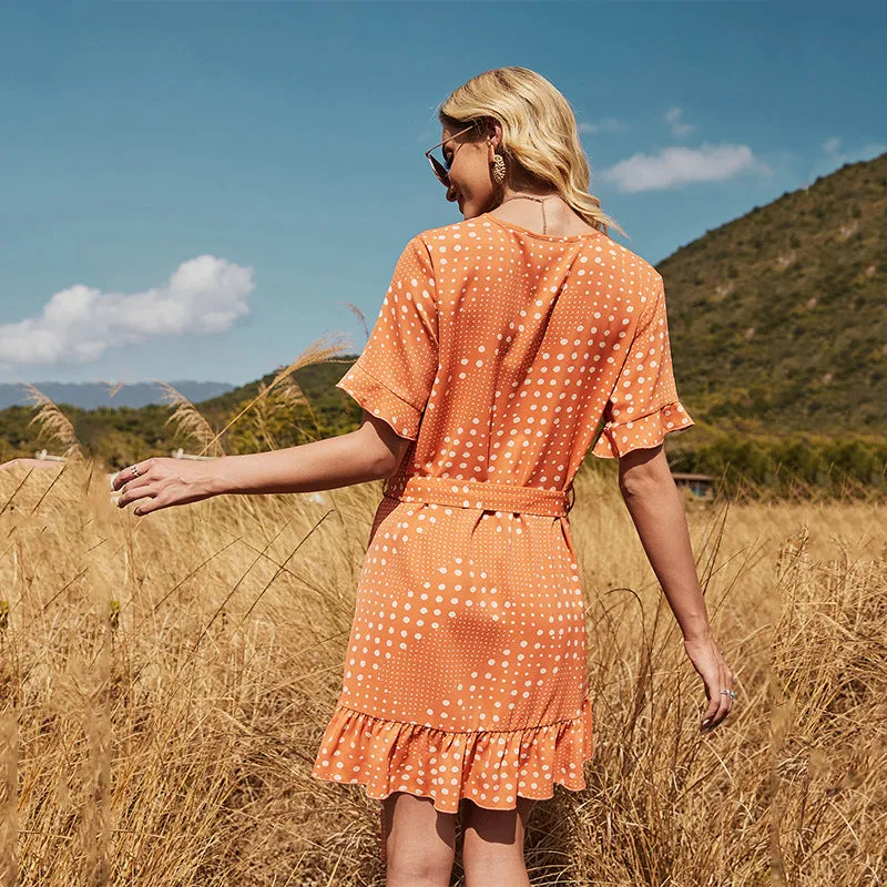 Soft Button Front Dress