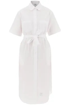 Thom Browne midi blouse with belt