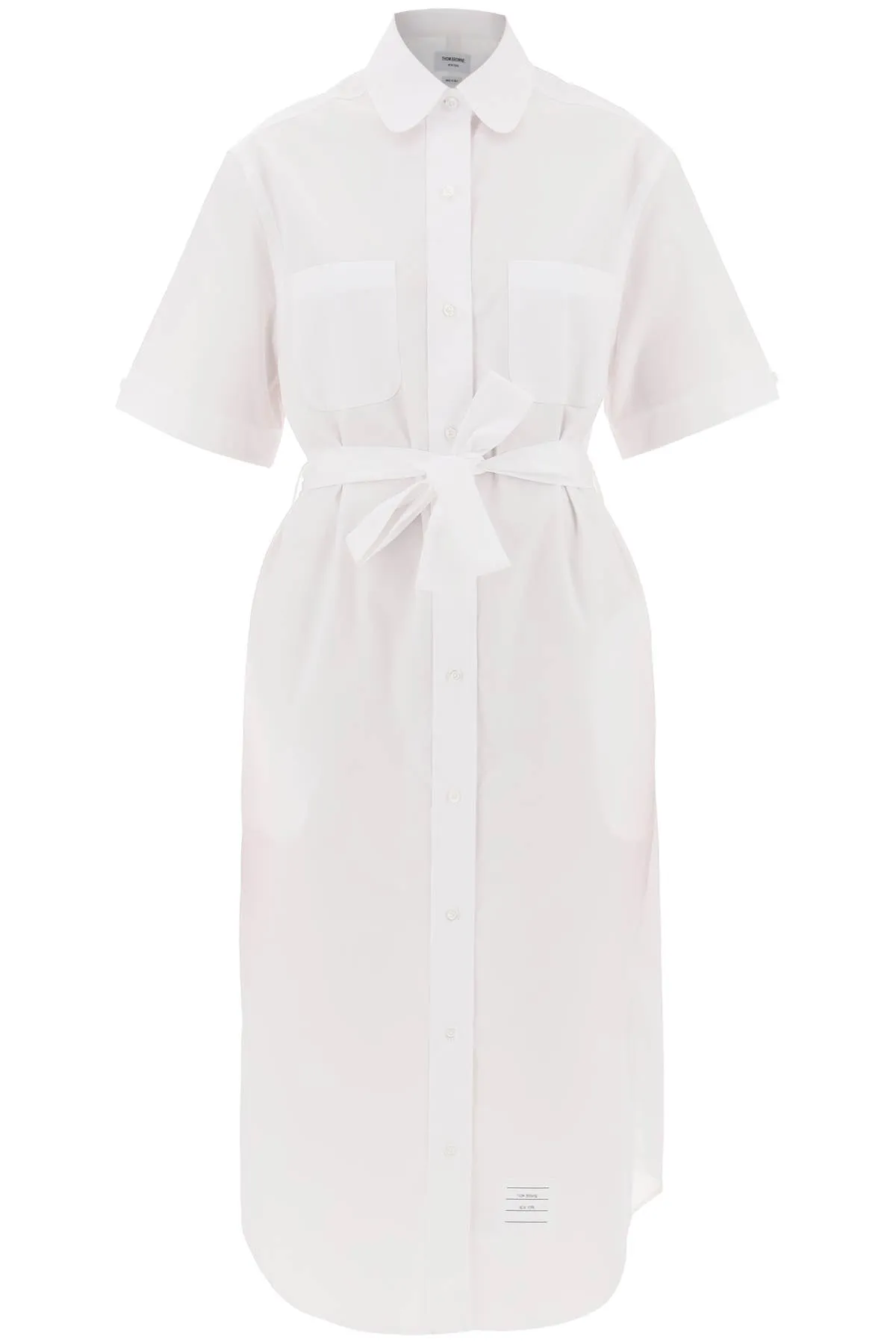 Thom Browne midi blouse with belt