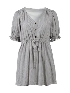 Tie Waist Stripe Dress
