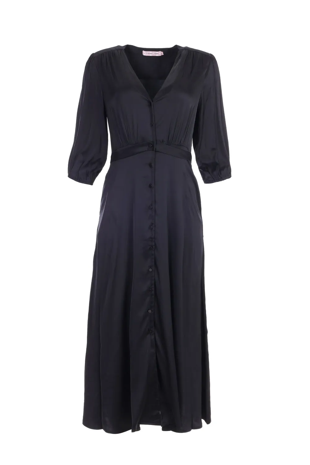 Traffic People Silkwood Blanche Dress in Black
