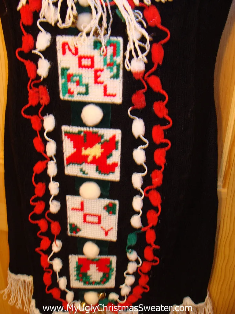 Ugly Christmas Sweater Party Tacky Dress (d36)