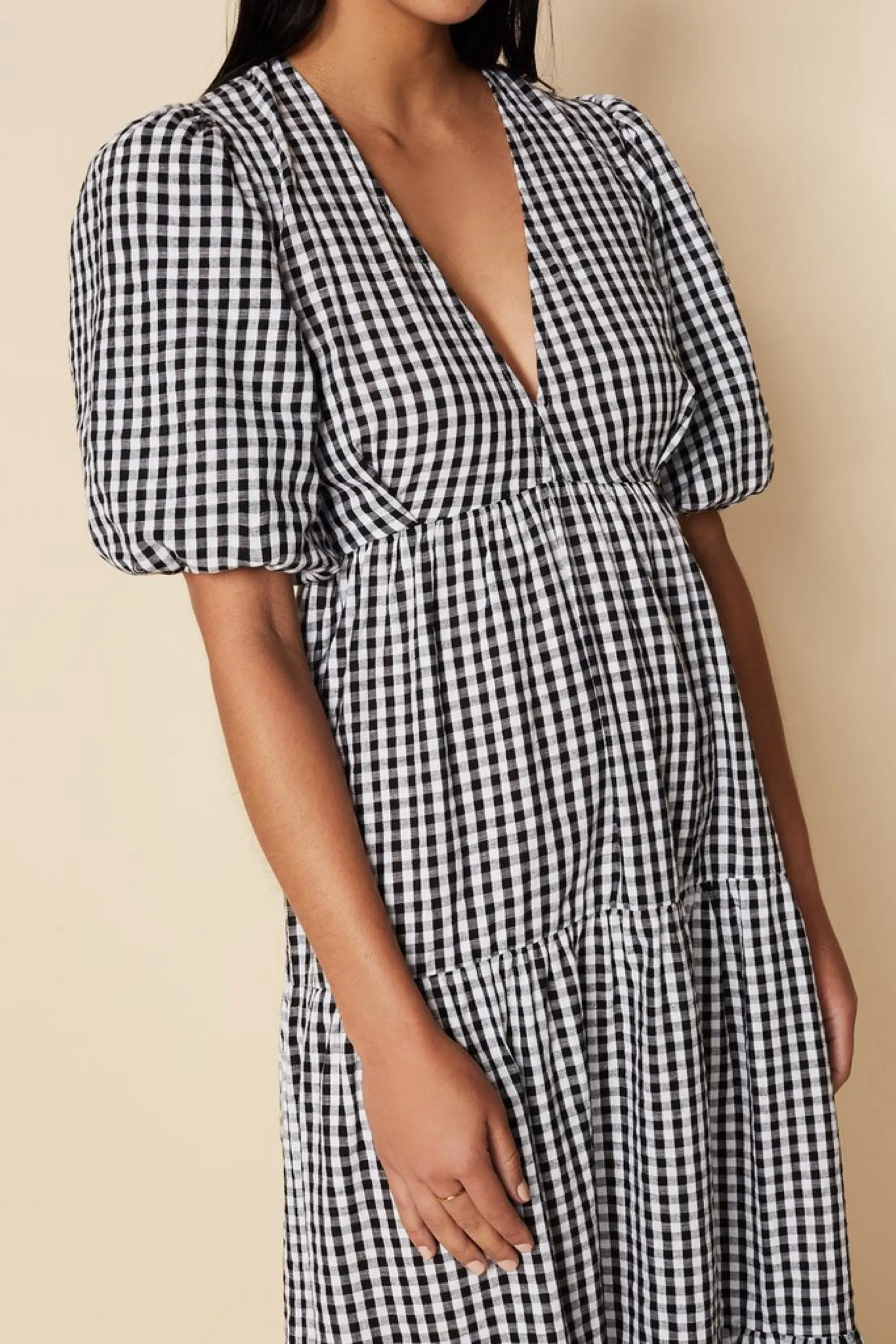 Varsha Gingham Aberdeen Dress