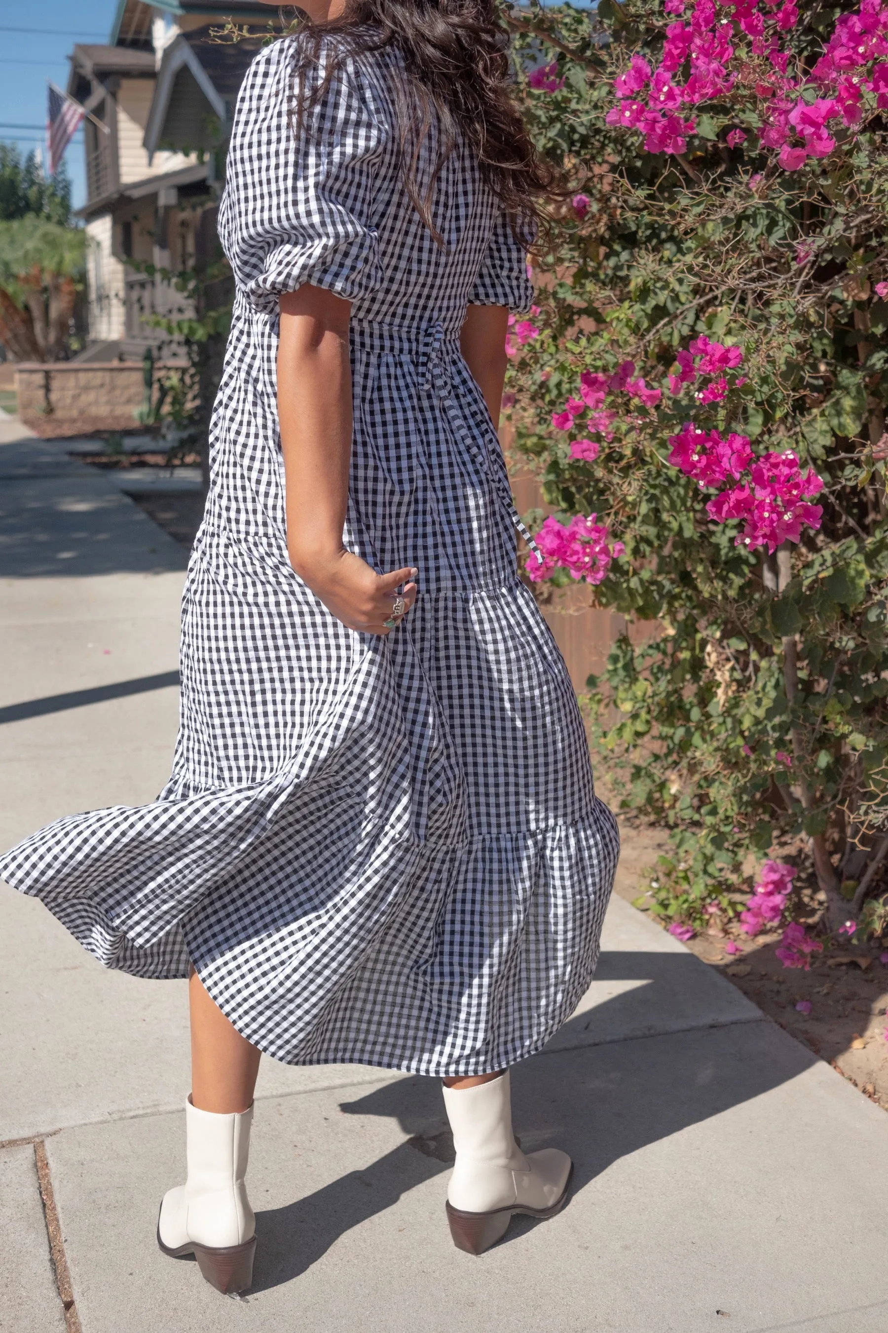 Varsha Gingham Aberdeen Dress