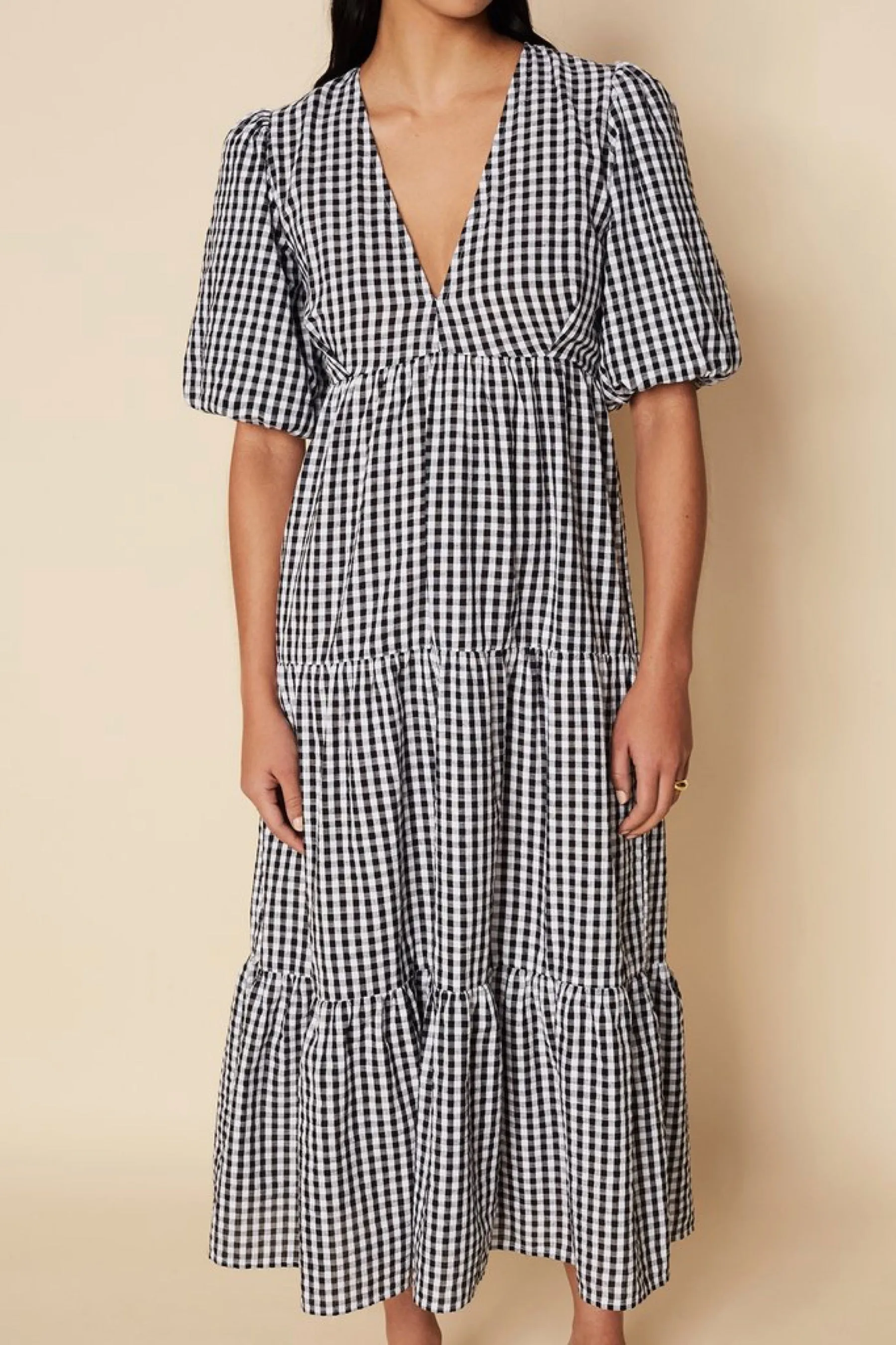 Varsha Gingham Aberdeen Dress